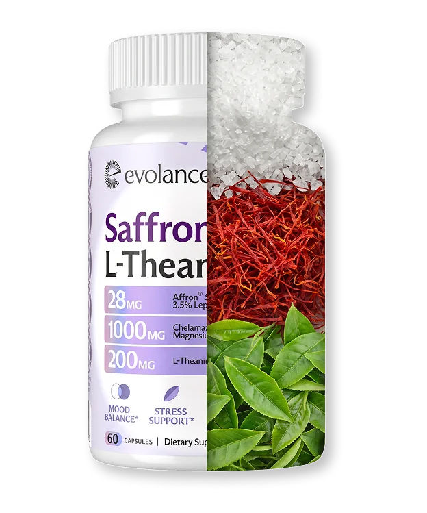 Evolance Calm+Rest — saffron, magnesium and green tea